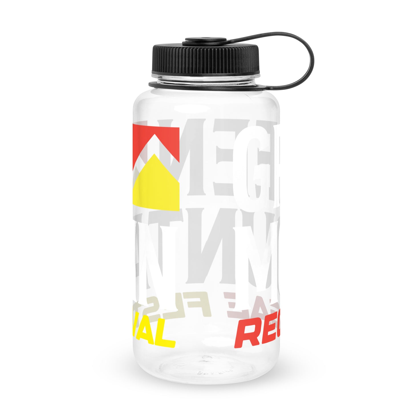 Green Mountain Reggae Festival Wide Mouth Plastic Water Bottle