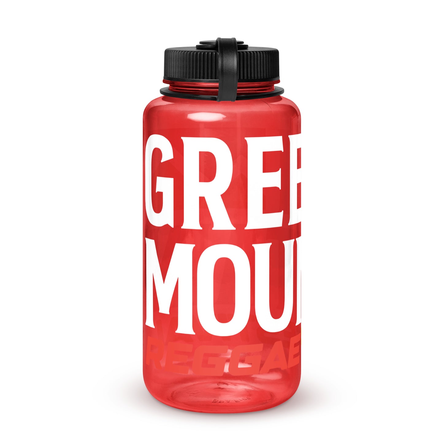 Green Mountain Reggae Festival Wide Mouth Plastic Water Bottle